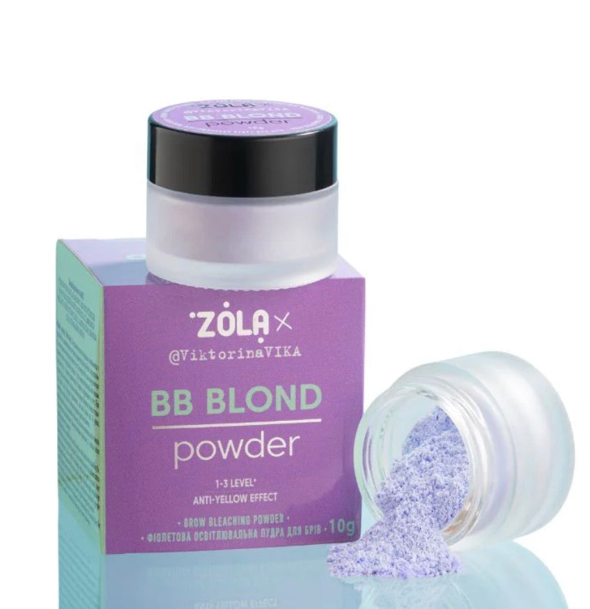 Poudre décolorante sourcils - Zola BB Blond Powder
